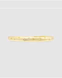 Wanderlust + Co - Midnight Hour Gold Bangle