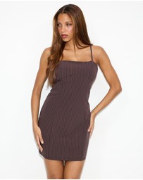 Dazie - Nightcap Square Neck Mini Dress