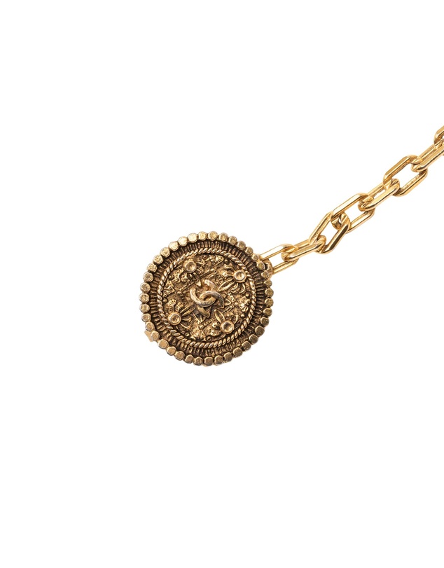 Pre-Loved by Azura Reborn - Pre-Loved Gold Plated CC Medallion Chain Belt