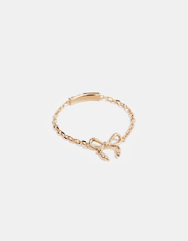 By Charlotte - Forever More Chain Bow Ring