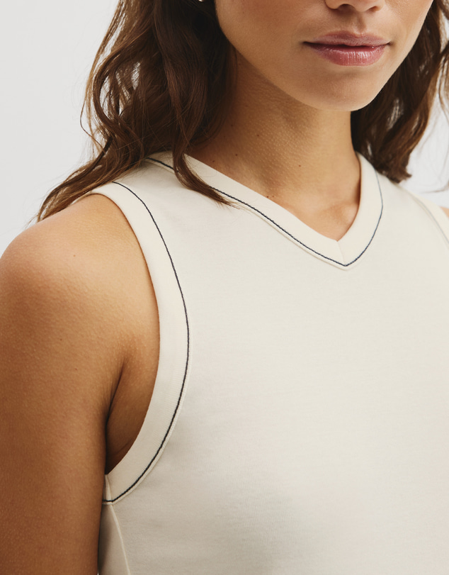 Country Road - Contrast Stitch Tank