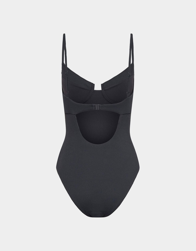 Subtitled - Rib Underwire One Piece Bikini