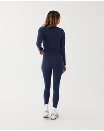 Upstate - Butter Cropped Zip Through - Night Sky