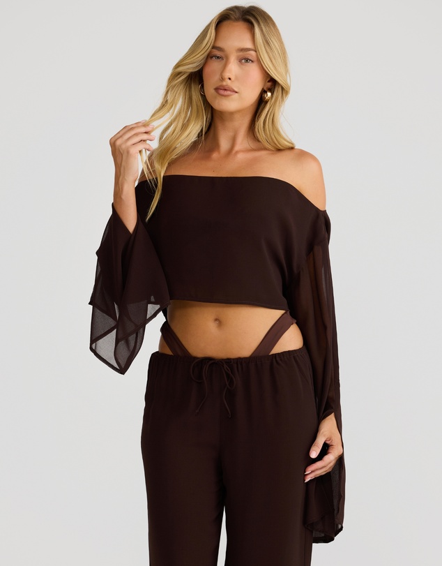 Vacay Swimwear - Bella Top Chocolate