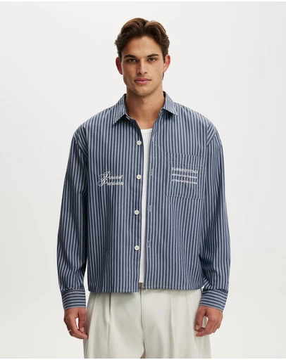 Cotton On - Bedford Long Sleeve Shirt