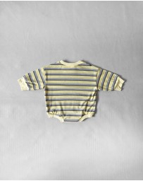 Tiny Trove - Mattie Stripe Cotton Bodysuit - Babies