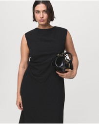 M.N.G - Ruched Midi Dress