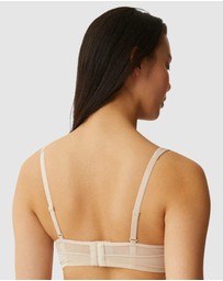 Naturana - Seamless Wirefree Bra With Mesh