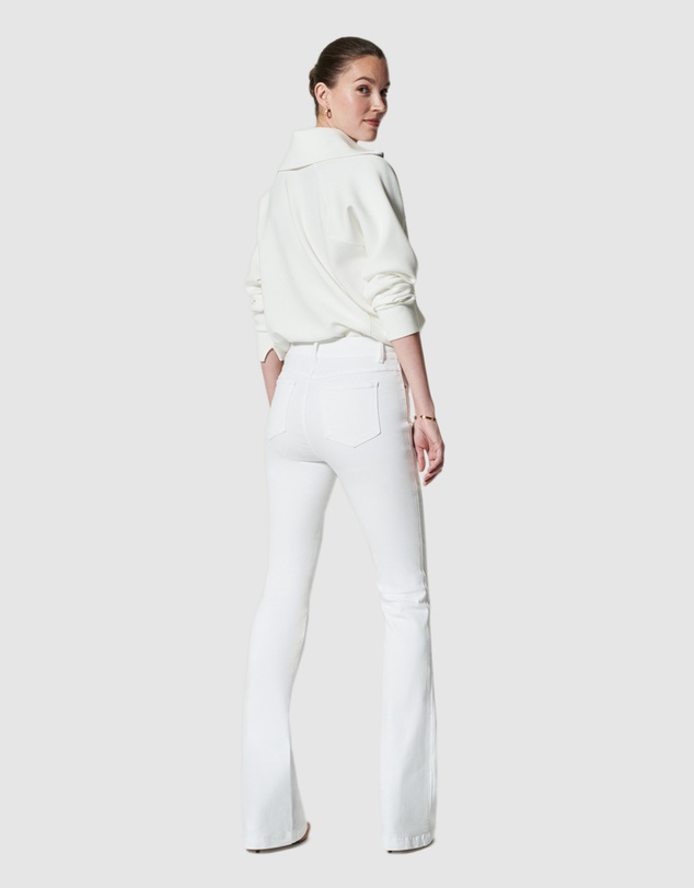 Spanx - Denim Flare Jeans - White