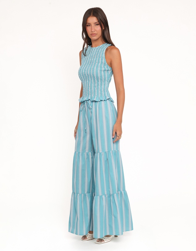 Petal & Pup - Tilly Pant Set - Blue Stripe