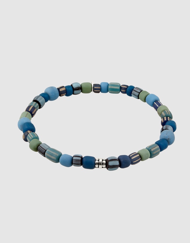 Kuzzoi - ICONIC EXCLUSIVE - Mixed Bead Bracelet with Oxidised Silver Elements