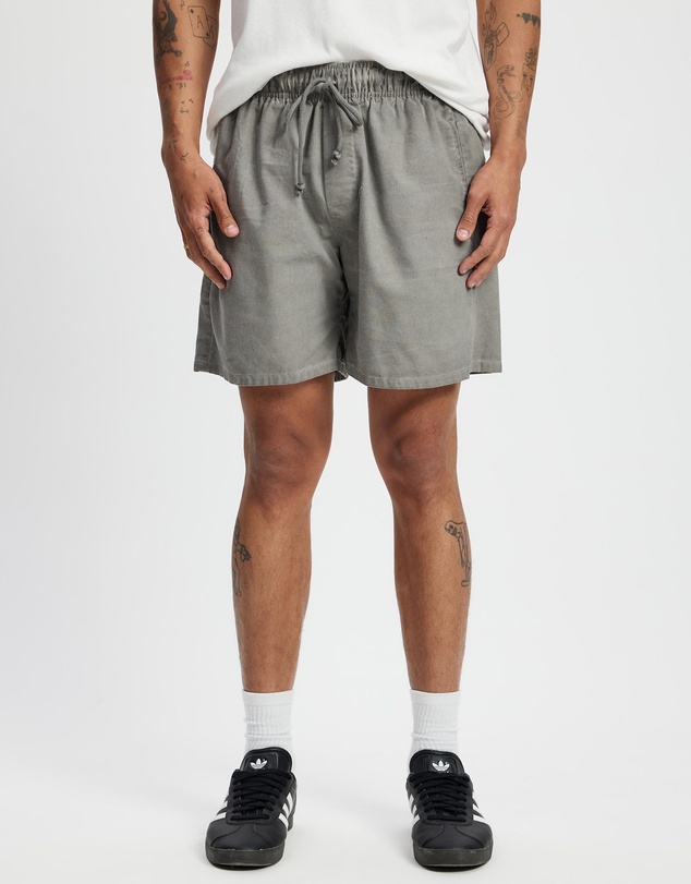 Surrounded By Ghosts - The Andradite Linen Drawstring Shorts