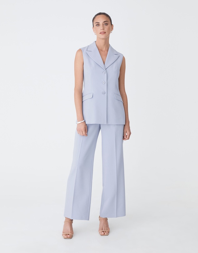 Forcast - Nikki Long Collared Vest