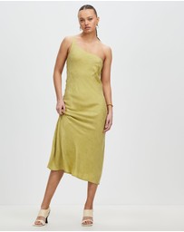 Third Form - Paisley Bias One Shoulder Midi Dress