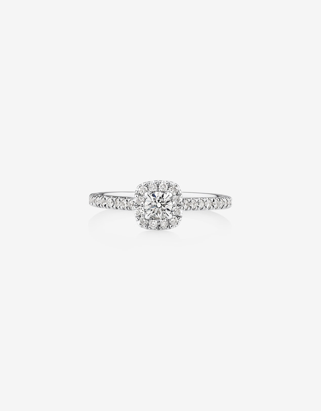 Michael Hill - Engagement Ring with 1/2 Carat TW of Diamonds in 14kt White Gold