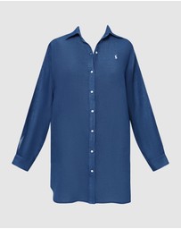 Polo Ralph Lauren - Organic Cotton & Linen Oversized Beach Shirt