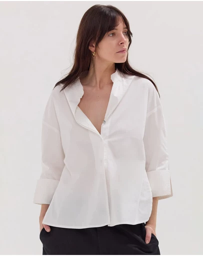 Cloth & Co. - The Panelled Shirt White