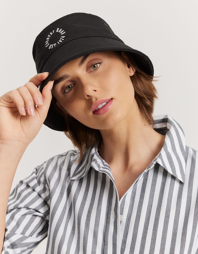 Country Road - Australian Cotton Round Logo Bucket Hat