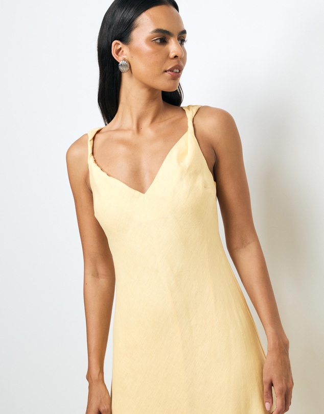 AERE - Alyse Linen Maxi Dress