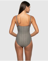 Nip Tuck Swim - Tintilating Tile Joanne Multifit Ruched Front One Piece