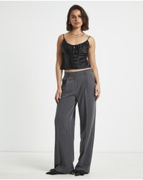 Alice In The Eve - Ruby Romantic Slip Top