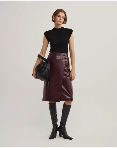 Witchery - Buckle Wrap Skirt