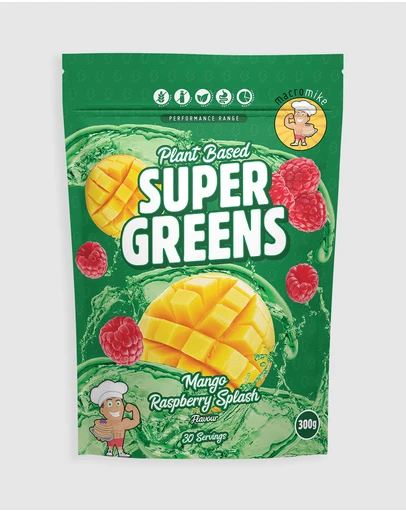 Macro Mike - Mango Raspberry Splash Super Greens - 300g
