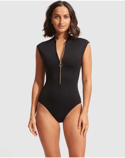 Seafolly - Zip Front One Piece