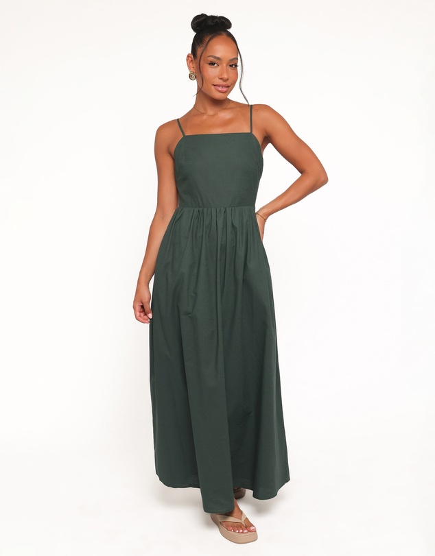 Petal & Pup - Savannah Maxi Dress - Forest Green