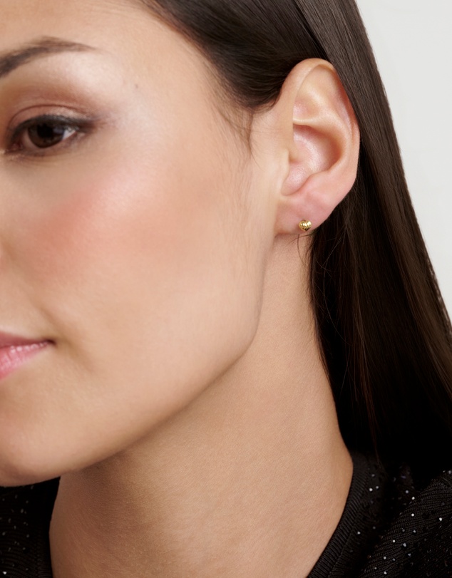 Ted Baker - ROCHELLE: Ripple Heart Micro Stud Earrings