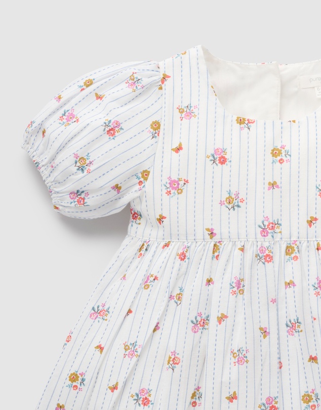 Purebaby - Linen Blend Dress-Kids-Babies