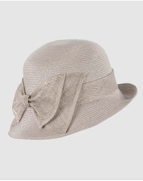 Max Alexander - Summer Silver Cloche Hat