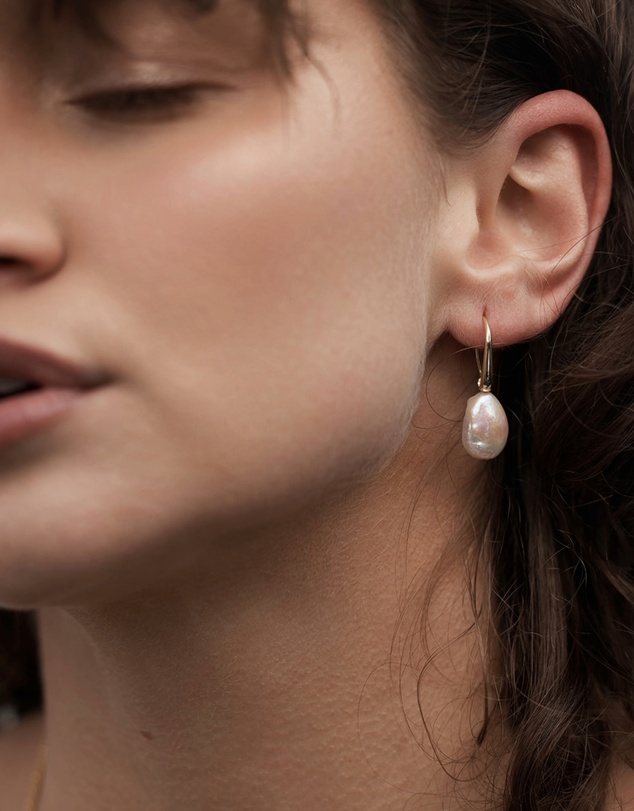 Native Sol - Aria Pearl Earrings