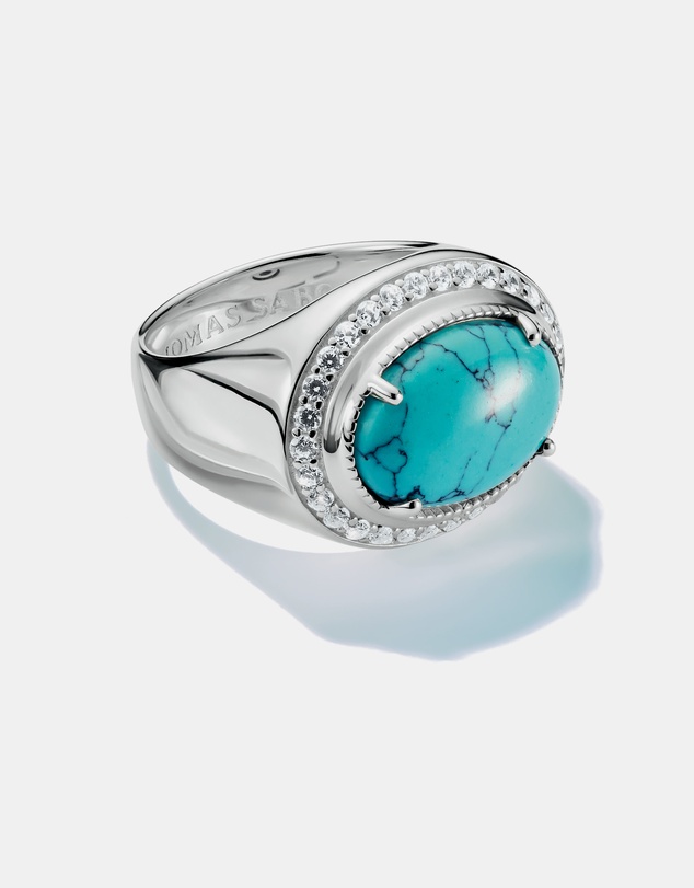 THOMAS SABO - THOMAS SABO Oval Turquoise Ring