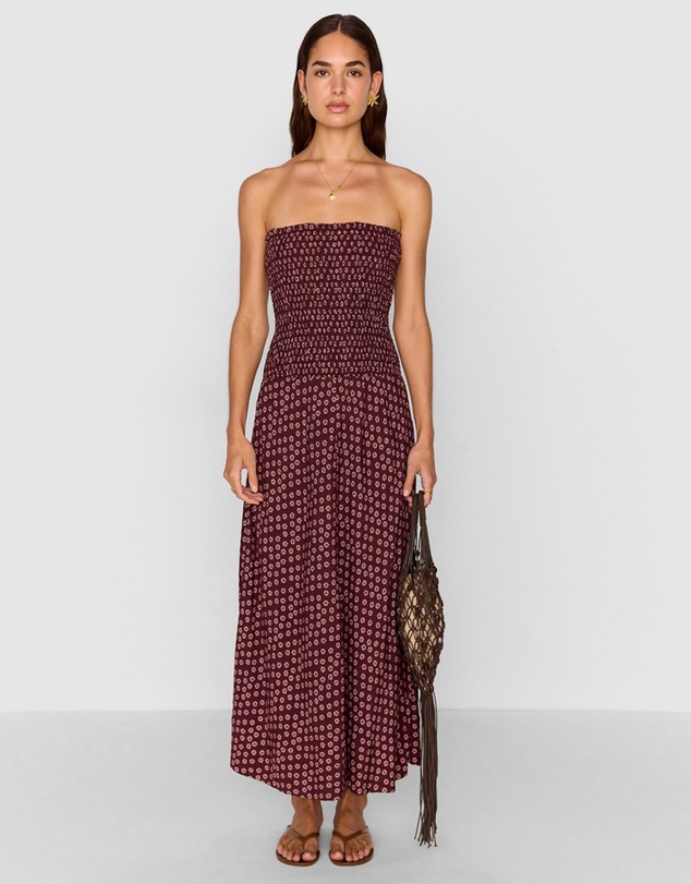 MINKPINK - Sierra Ruched Maxi Dress