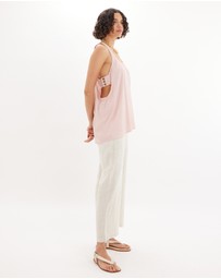 Amelius - Sabine Side Button Top