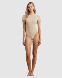 Lauren by Ralph Lauren - Luxe Smoothing Seamless Short Sleeve T-Shirt Bodysuit