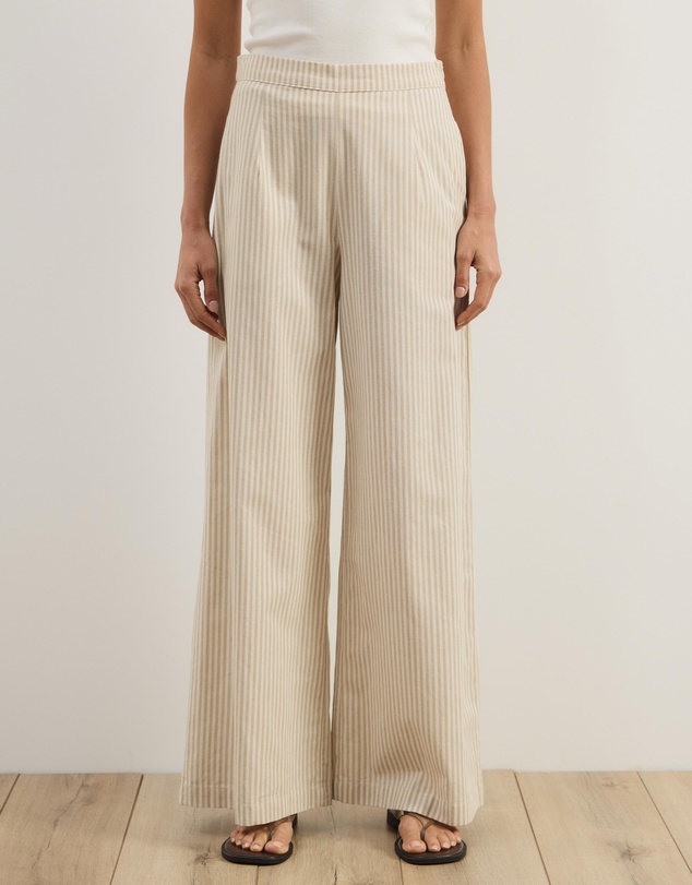 Atmos&Here - Charlie Wide Leg Stripe Pants