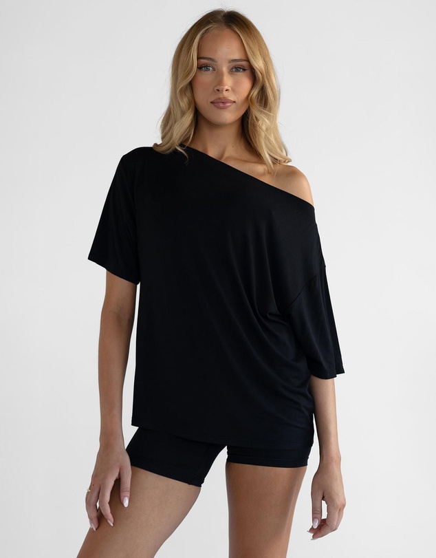 Leelo Active - Off Shoulder Bamboo T-Shirt