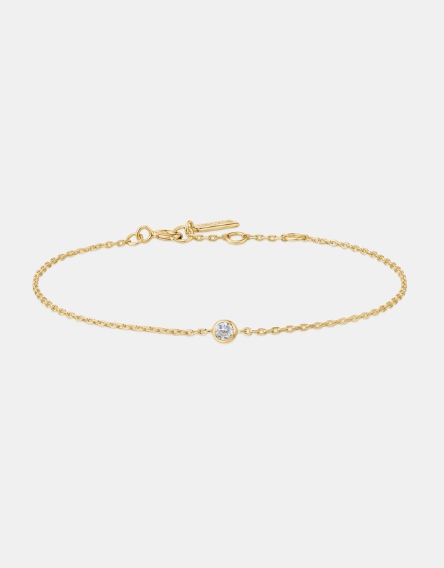 Ania Haie - Gold Sparkle Bezel Bracelet