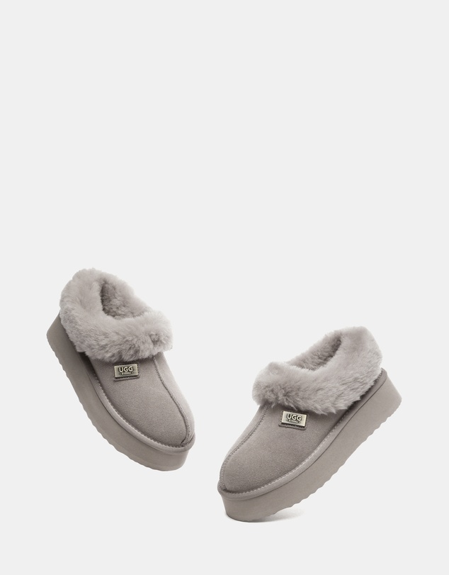 EVERAU - EverAU Ugg Gabri Cow Suede Upper House Shoes