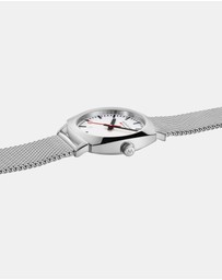 Mondaine - Mondaine Official Swiss Railways Petite Cushion 31mm Stainless Steel Watch