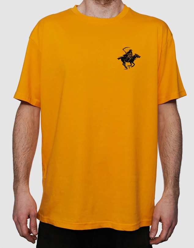 Killer Speed Co. - Killer Speed Co. Men Polo Reaper Tshirt Relaxed Fit Crew Neck Gold