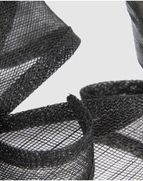 Max Alexander - Sinamay Black Racing Fascinator
