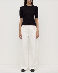 Assembly Label - Mina Silk Knit Tee