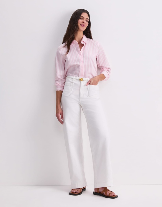 Sportscraft - Hannah Stripe Cotton Silk Shirt