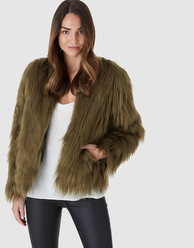 Everly Collective - Marmont Faux Fur Jacket