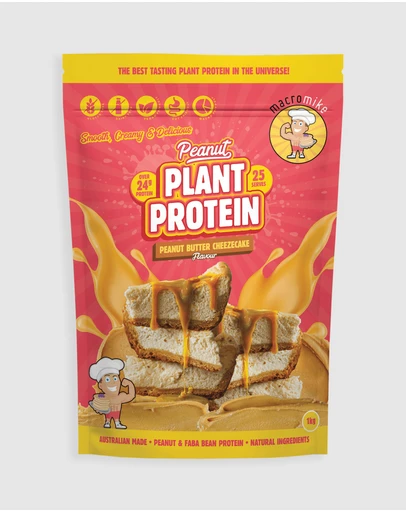 Macro Mike - Peanut Plant Protein Peanut Butter Cheezecake