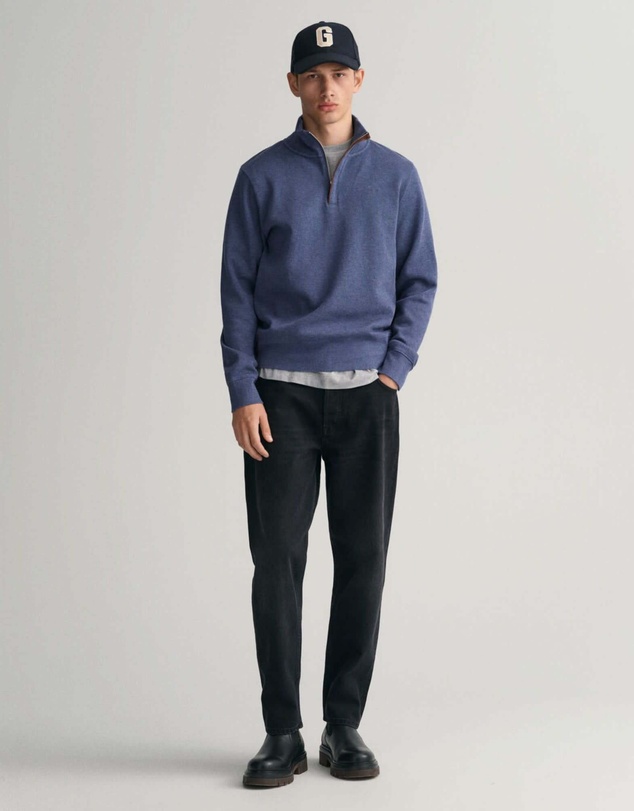 Gant - Sacker Rib Half-Zip Sweatshirt