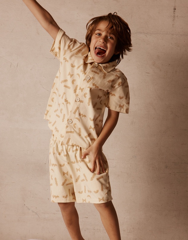 Alfred - Matteo Short Sleeve Shirt | Cream